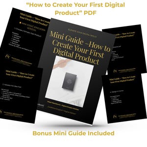 Make Money Online System PDF – Digital Business Starter Kit – Passive Income for Beginners – Instant Download Bild 9