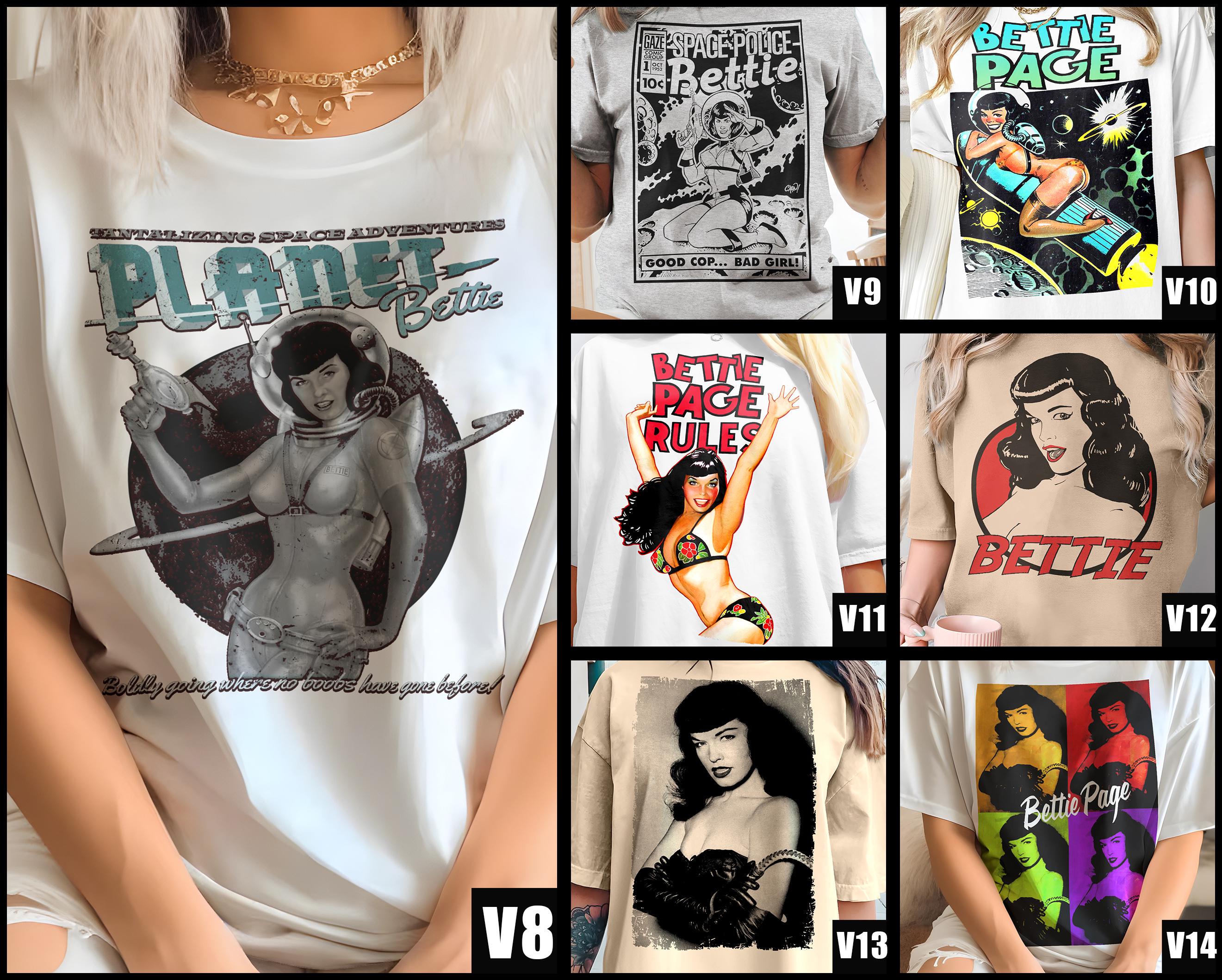 Bettie page t shirt - Etsy 日本