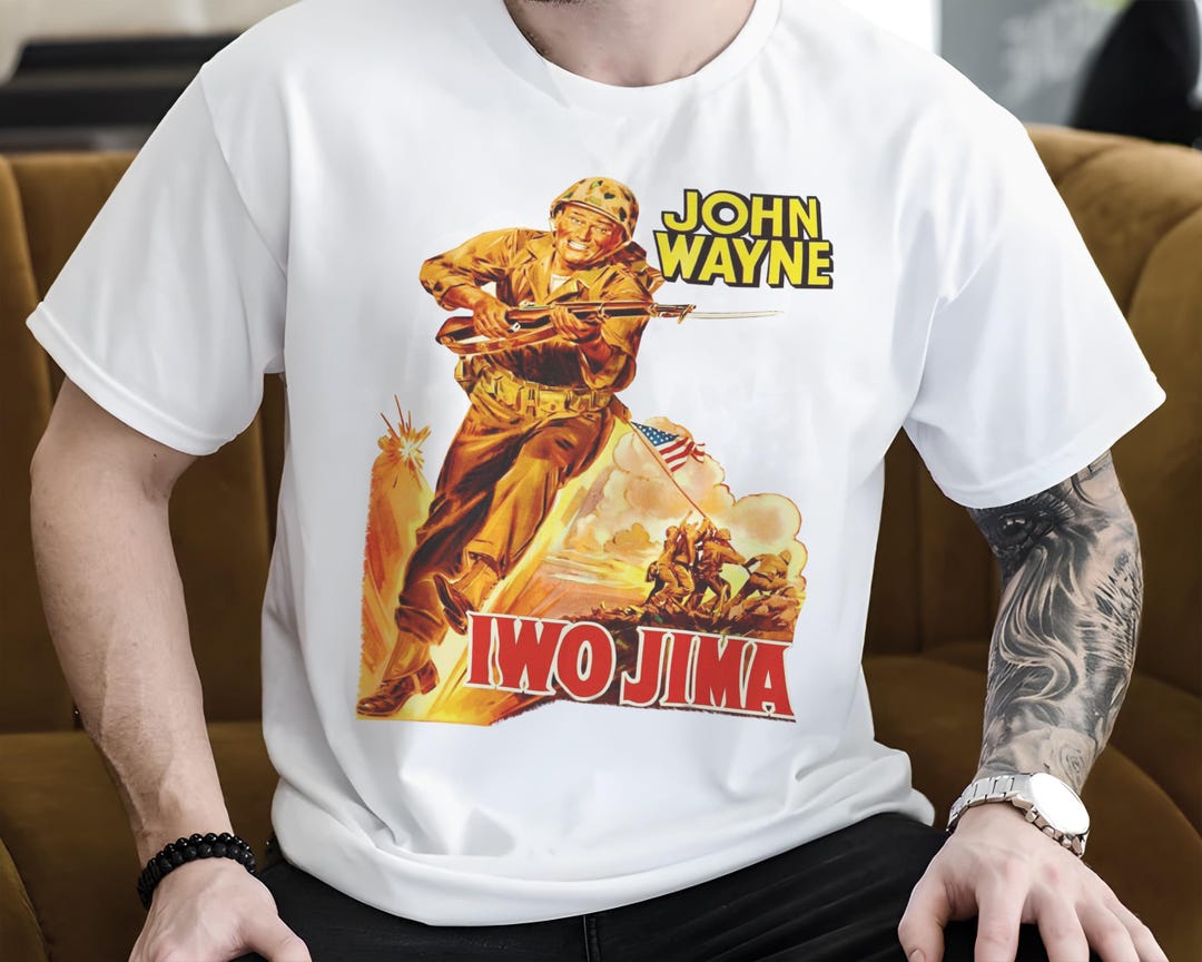 ヴィンテージ 硫黄島 V1 ナチュラル Tシャツ 映画ポスター レトロ