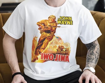 ヴィンテージ 硫黄島 V1 ナチュラル Tシャツ 映画ポスター レトロ