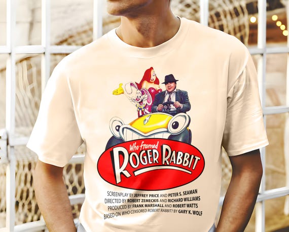 ヴィンテージ ロジャーラビット V9 ナチュラル Tシャツ 映画ポスター
