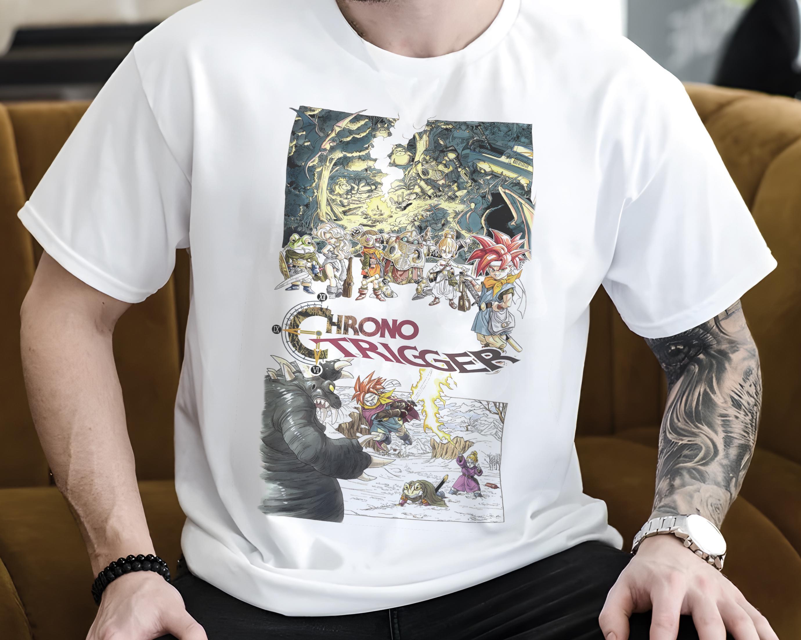 ヴィンテージ クロノトリガー V6 ナチュラル Tシャツ 映画ポスター