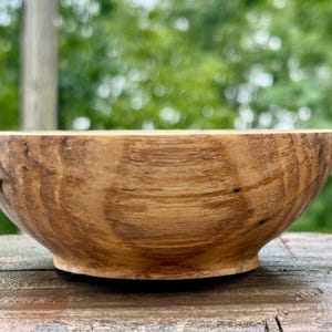 Small Hand Turned Black Walnut Bowl