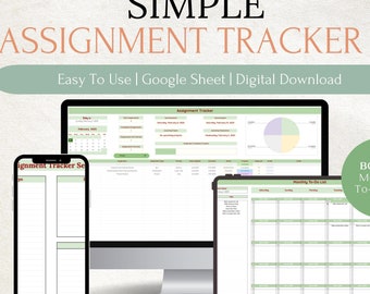 Digitale Aufgabenliste: Schülerplaner, To-Do-Liste ( Google Sheet )
