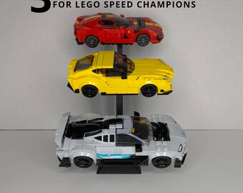 Soporte de exhibición de 3 niveles para LEGO Speed Champions F1 2025 - Exhibidor ajustable