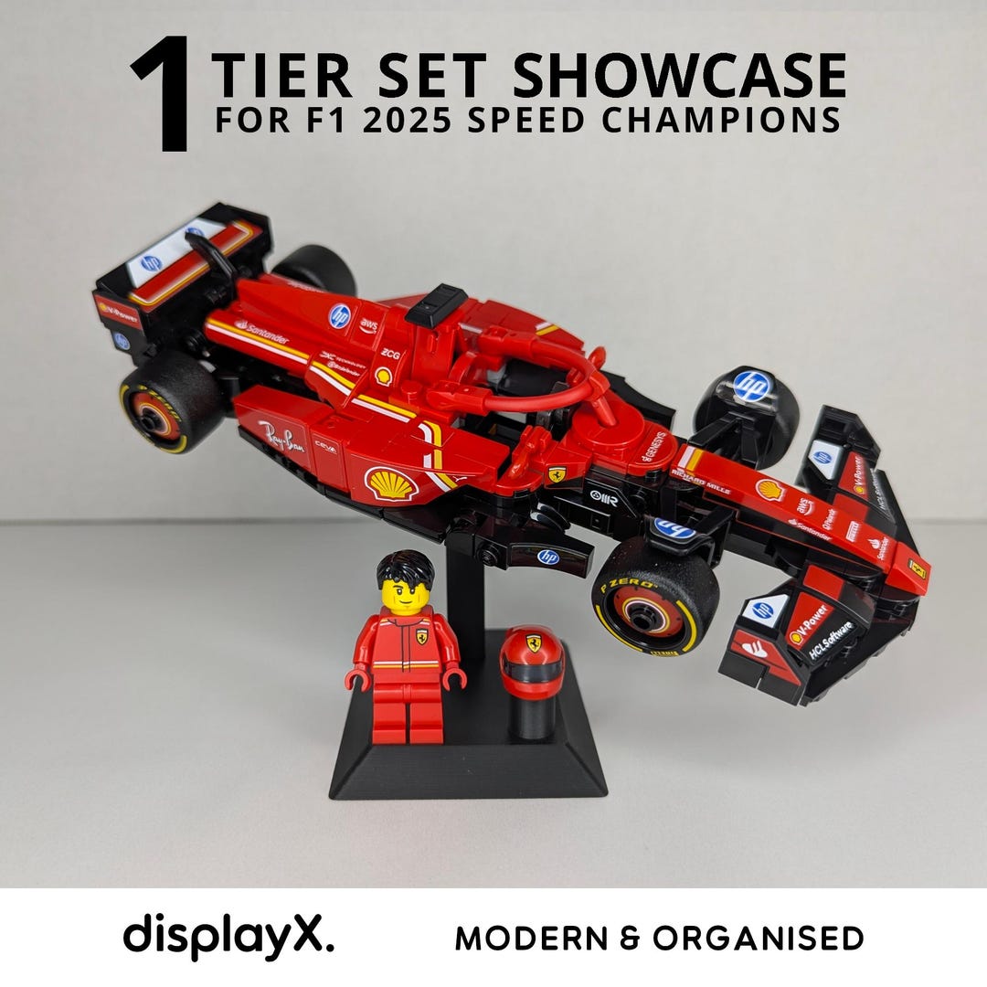 1 Tier Riser Display for F1 2025 LEGO Speed Champions - Adjustable - Etsy
