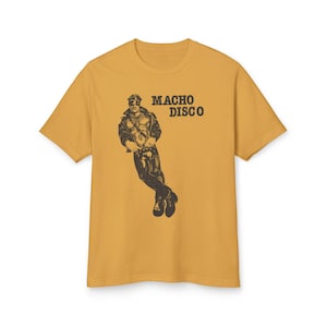 Leather Daddy Tee, Gay T-Shirt, LGBT Pride Clothing, Queer Apparel, LGBTQ Clubwear, Tom of Finland, Kink Unisex Heavy Cotton Shirt