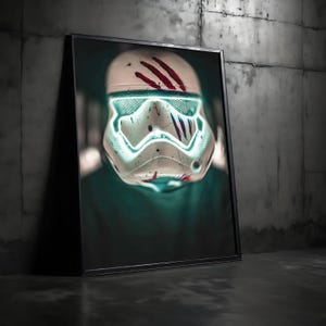 Storm Trooper Digital Print RGB, Star Wars Posters, Vintage Star Wars, Wall Art, Movie Poster Print, Space Travel Poster, Star Wars Film