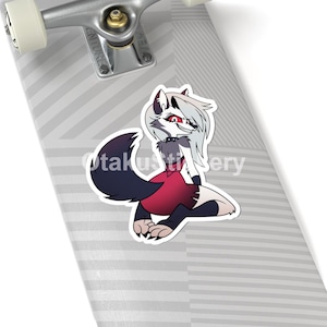 Animesticker Loona, vinylsticker, animemeisje, Waifu, sticker, vinylsticker