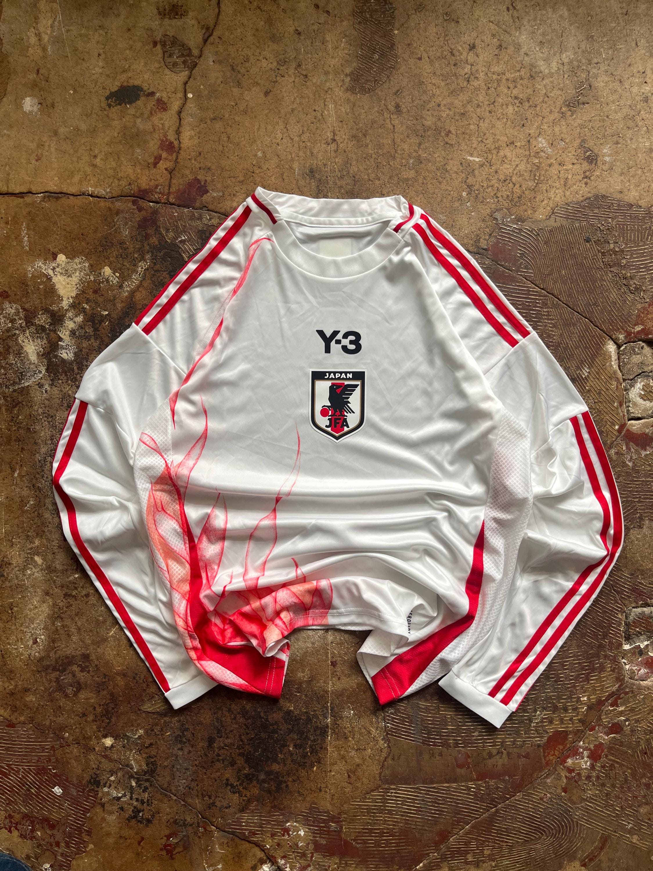 あやせ Y-3 サッカー　ゲームシャツ　y2k Y 3 Japan Jersey - Etsy