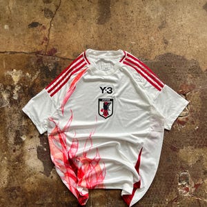 あやせ Y-3 サッカー　ゲームシャツ　y2k Y 3 Japan Jersey - Etsy
