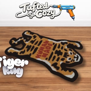 Human Made Tiger Rug - Etsy