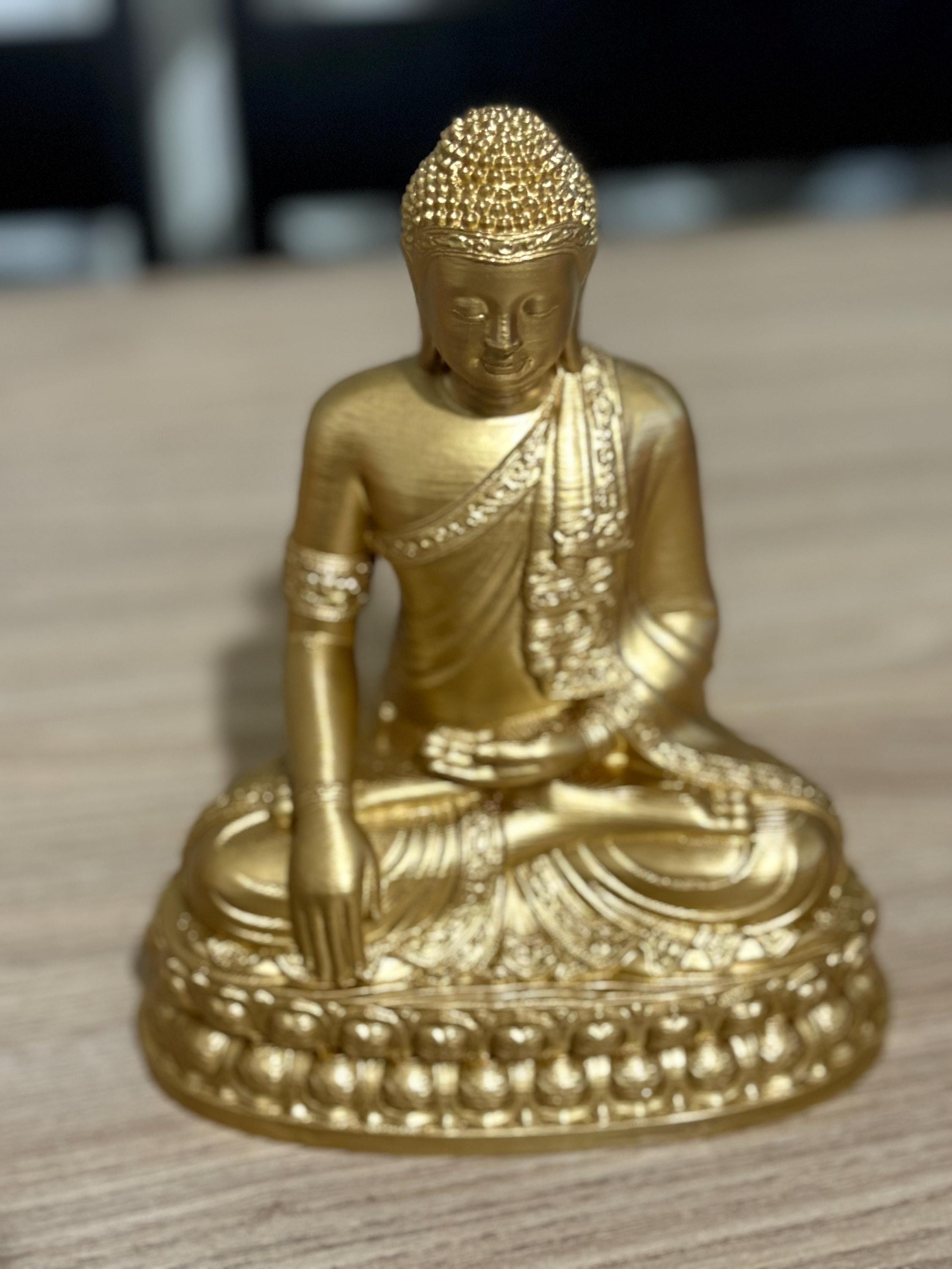 金の仏像：17 cmの瞑想禅装飾 - Etsy 日本