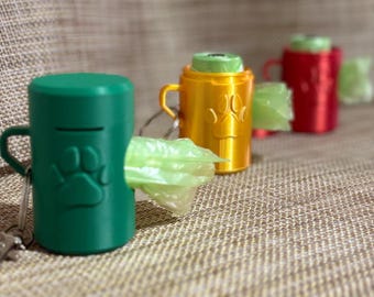 Poop Bag Holder Pet Dispenser Waste Dog Poo Puppy Pick-Up Bags Travel Hook Pouch