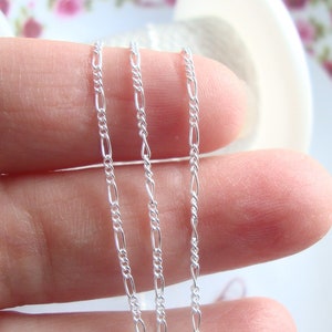 Figaro 3+1 Chain, chain by the foot, Anti-Tarnish
