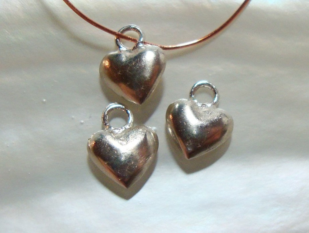 Small Heart Charm Silver main image 1