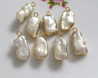 R Hです⭐︎14kgfブラウンマザオパ✖️水晶のチャーム ミニ勾玉 ワイヤーラップペンダント 14kgfチェーン（ローズ