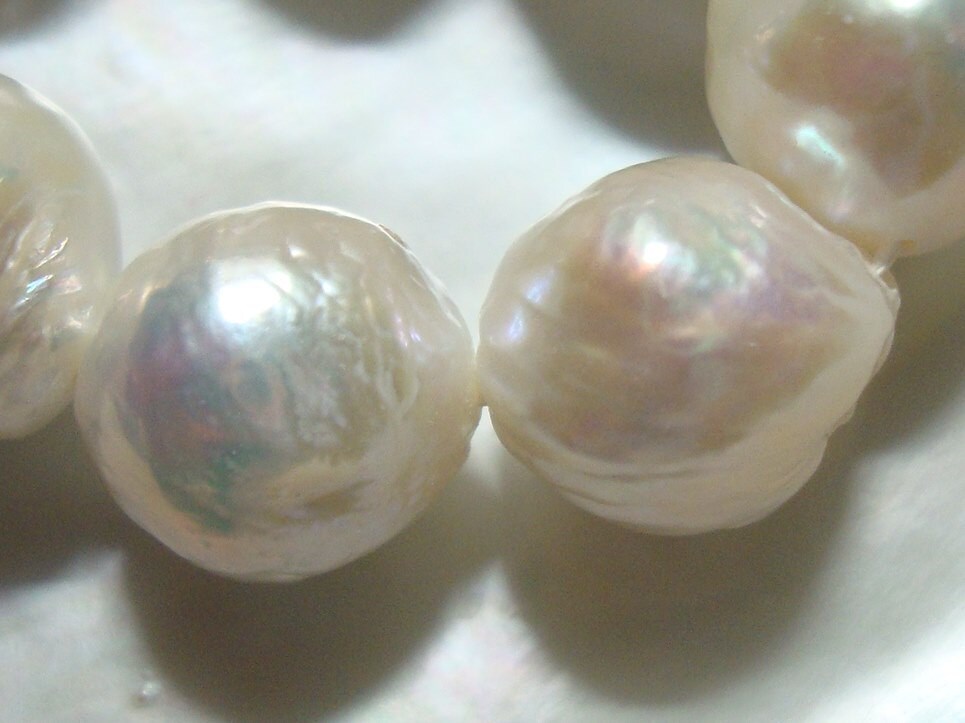 8 Pcs, 12.5-13.5mm, Kasumi Like Ivory Creamy White