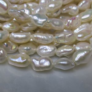 8-16&quot; Strand, Irregular Keishi Pearl, Small Pebble Natural Fresh Water Pearl, Keshi Freshwater Pearl, Iridescent, P-0195