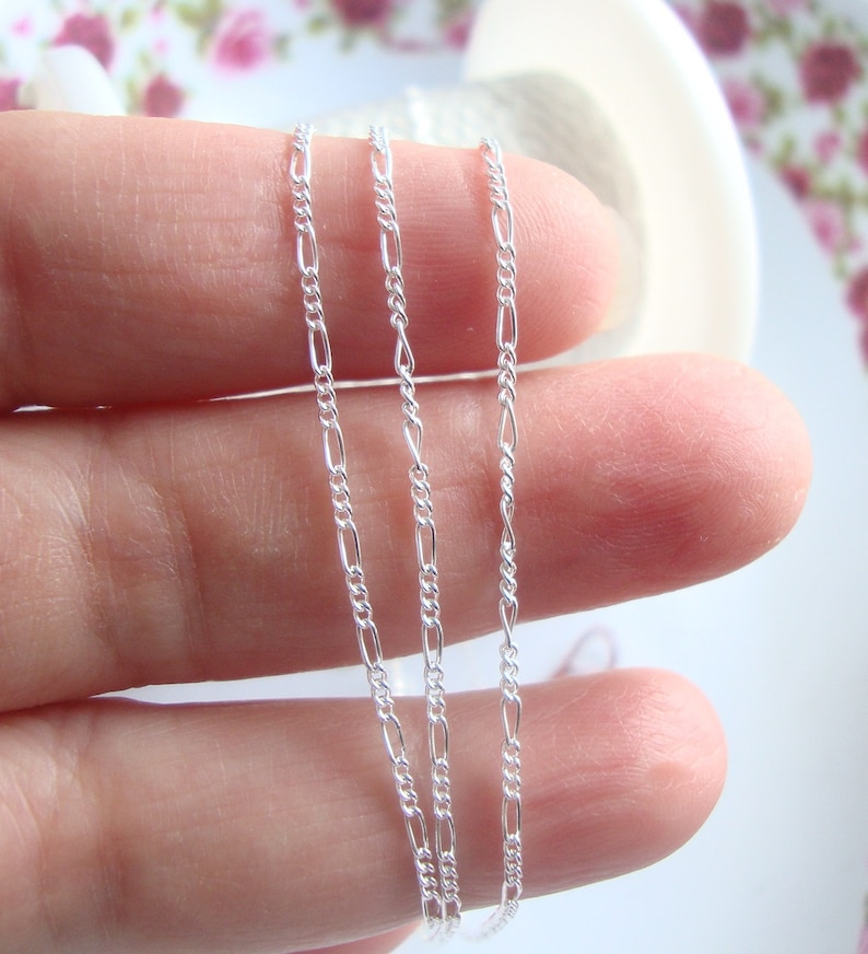 Figaro 3+1 Chain Anti-Tarnish chain by the foot