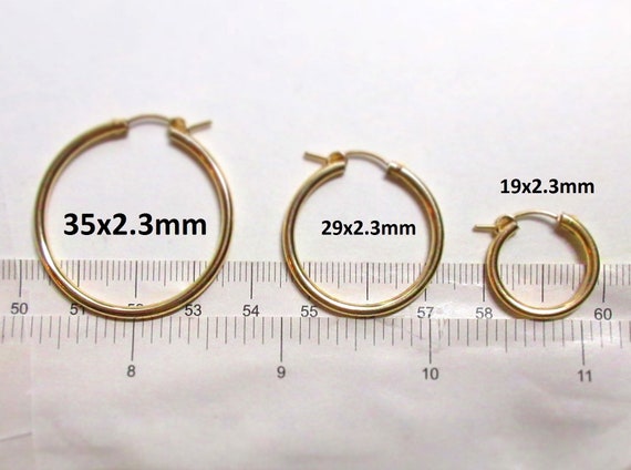 アクセサリー ER HOOP EARRING S Gold Amazon.com: SANDRA REDD 14K Gold Hoop Earrings for Women