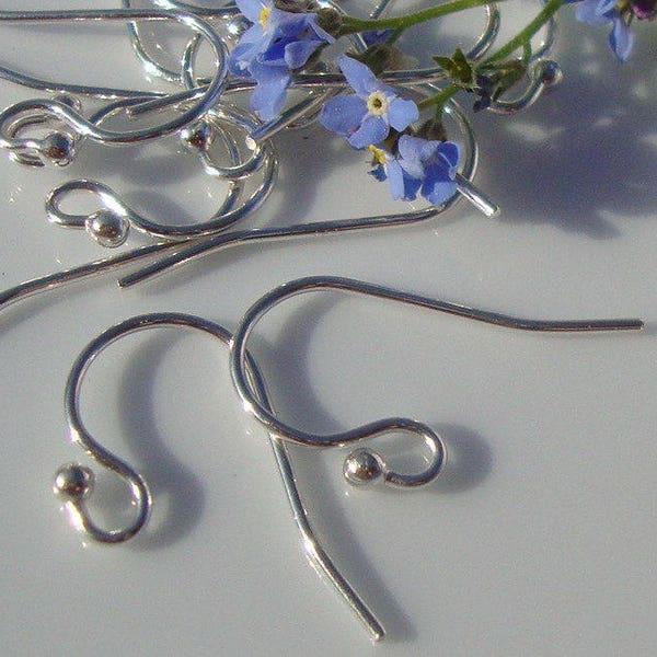 Sterling Silver French Hook Ear Wires Wholesale