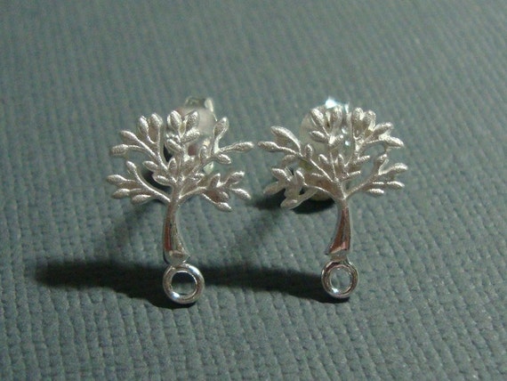 Boucles D'oreilles Pendantes Arbre De Vie En Argent Massif - Dormeuses, Motif Spirituel, Neuves