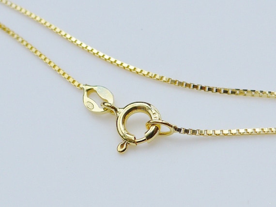 16 inch sale gold box chain
