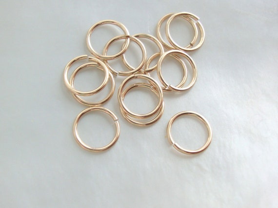 Wholesale 5mm 22ga Click & Lock Jump Rings 14kt Gold Filled