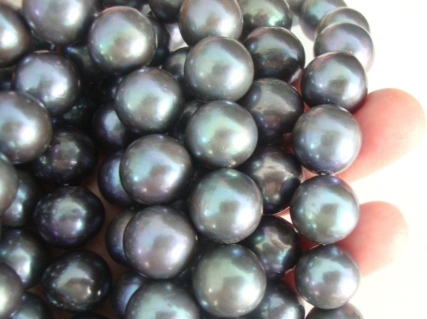 Loose Asymmetrical Nucleated Pearls Undrilled Half or Fully Drilled