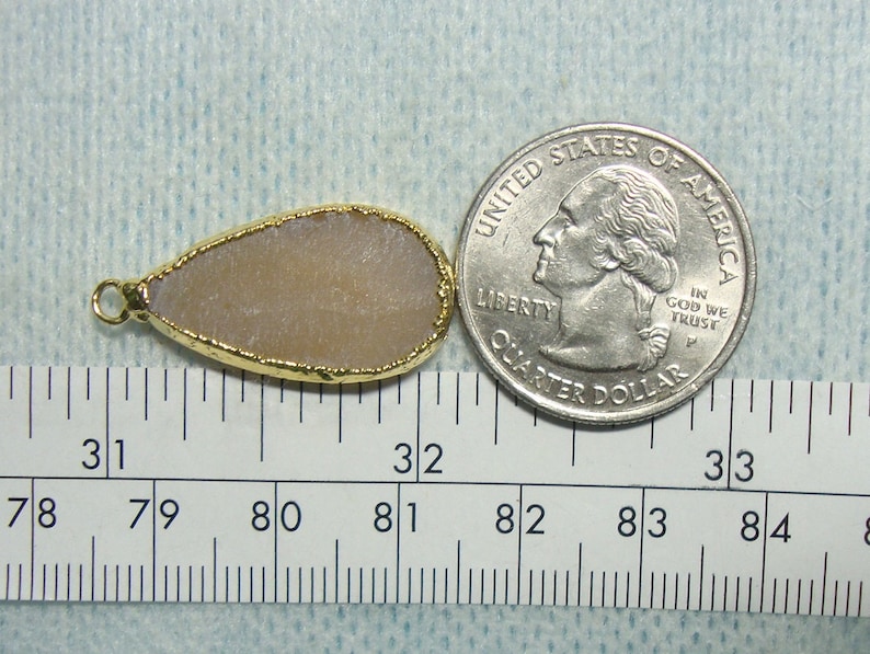 Sale 15/% Natural Light Lavender Agate Druzy Drusy Crystal Quartz 30x15mm Druzy Tear Drop Gold Electroplated Pendant j26-29