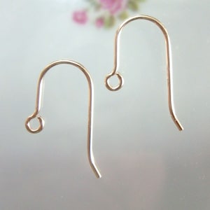 20 pcs, 14K Gold Filled Small French Ear Wire, 20x10mm, 20.5 gauge, EW-0108