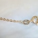 925 Sterling Silver 18K Gold Plated Cable Chain With Spring - Etsy