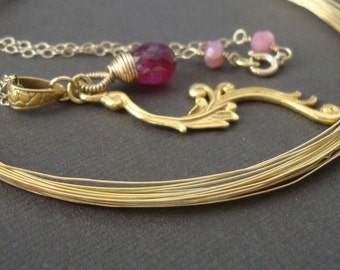 5 ft, 28ga gauge, Bali 24K Gold Vermeil over Sterling Silver Soft Wire, W2805