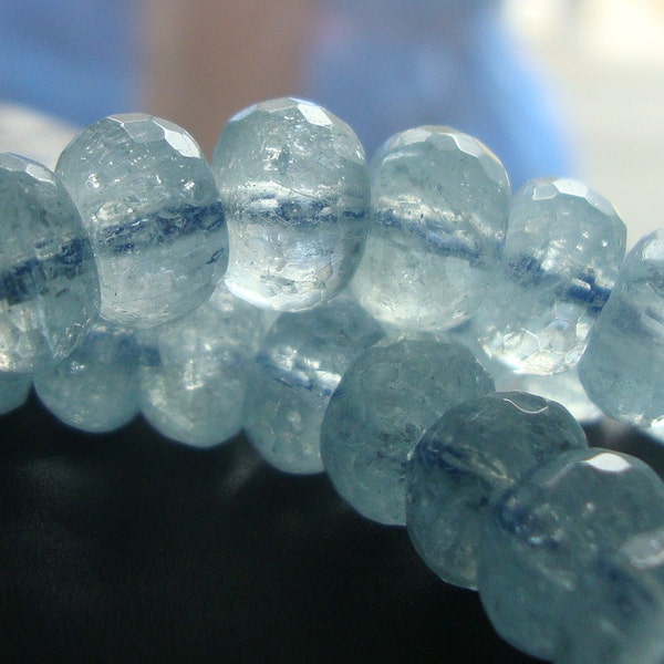 Faceted Aquamarine - Etsy