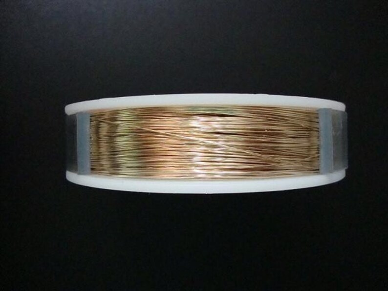 10 ft 14k Gold Filled Wire 28ga gauge Made in USA Dead Soft Round