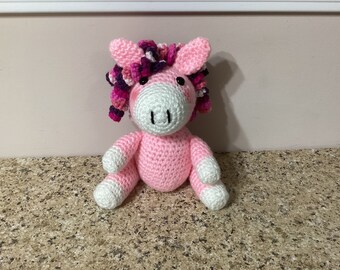 Crochet Pink Pony