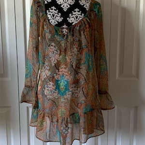 Teal and Orange Dress - Etsy Teal and Orange Dress - Etsy