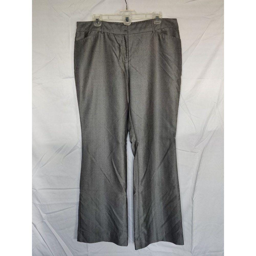 Worthington Modern Fit Womens Striped Dress Pants Gray Size 14 Wide Leg -  Etsy