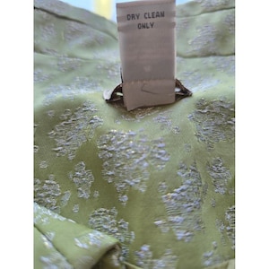 Anthropologie Elevenses Semi-Cropped Jacket Brocade One Button 3/4 Sleeve Size 4 image 4