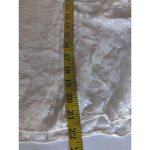 Blusa tipo túnica de encaje de malla blanca roto Meadow Rue de Anthropologie, talla pequeña imagen 4