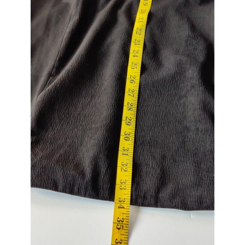 Anthropologie Sugar + Lips Zipper Sleeveless Fitted Sheath Dress Black SZ Large afbeelding 10