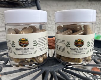 7-Day Parasite & Colon Cleanse Capsules: Herbal Detox