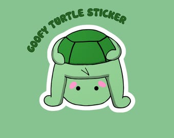 Turtle Sticker | Fun & Playful Design | Perfect for Laptops, Water Bottles, and More!