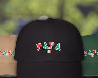 Papa Hat, Italian Dad Hat, Dad Birthday, Grandpa Nonno, Gift for Italian Family, Friend, Him, Summer 2025, Father&#39;s Day, Trendy Snapback