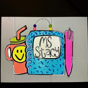 Customized Teacher Door Hanger