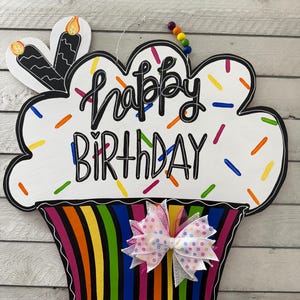 Happy Birthday Door Hanger