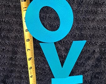 Metal Letter Art. Choose up to 5 letters.Any word or name. can add more at additional charge.