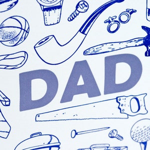 UITVERKOOP - Vaderdagkaart boekdruk - Dad Stuff - 60% korting