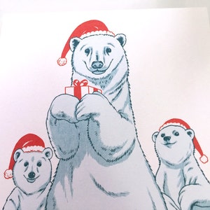 SALDI - Set di scatole natalizie Polar Bear - Arctic Holiday - 50% di sconto